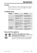 Preview for 14 page of Silvercrest 307597 Operating Instructions Manual