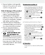 Preview for 9 page of Silvercrest 309564 Operation And Safety Notes