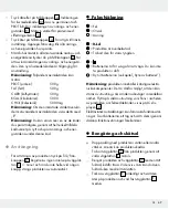 Preview for 69 page of Silvercrest 309564 Operation And Safety Notes