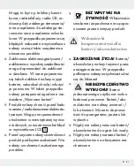 Preview for 91 page of Silvercrest 309564 Operation And Safety Notes