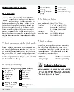 Preview for 118 page of Silvercrest 309564 Operation And Safety Notes