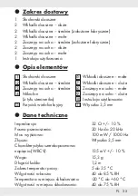 Предварительный просмотр 56 страницы Silvercrest 309568 Operation And Safety Notes