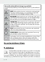 Preview for 14 page of Silvercrest 309578 Operation And Safety Notes