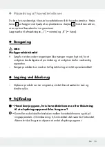 Preview for 19 page of Silvercrest 309578 Operation And Safety Notes