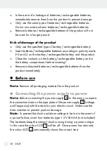 Preview for 58 page of Silvercrest 309610 Operation And Safety Notes