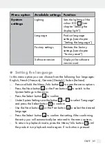 Preview for 65 page of Silvercrest 309610 Operation And Safety Notes