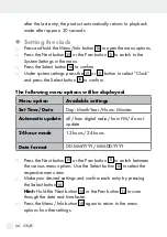 Preview for 66 page of Silvercrest 309610 Operation And Safety Notes