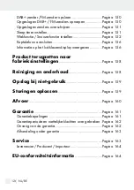 Preview for 126 page of Silvercrest 309610 Operation And Safety Notes