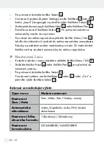 Preview for 224 page of Silvercrest 309610 Operation And Safety Notes