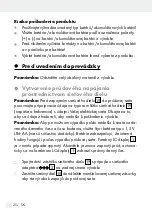 Preview for 254 page of Silvercrest 309610 Operation And Safety Notes