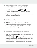 Preview for 23 page of Silvercrest 309633 Operation And Safety Notes