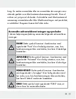 Preview for 33 page of Silvercrest 309633 Operation And Safety Notes