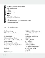 Preview for 36 page of Silvercrest 309633 Operation And Safety Notes