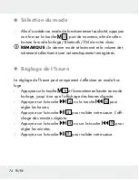 Preview for 74 page of Silvercrest 309633 Operation And Safety Notes