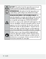 Preview for 90 page of Silvercrest 309633 Operation And Safety Notes