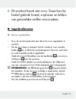 Preview for 101 page of Silvercrest 309633 Operation And Safety Notes