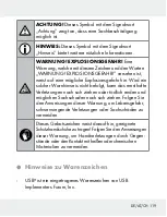 Preview for 119 page of Silvercrest 309633 Operation And Safety Notes