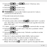 Preview for 203 page of Silvercrest 309972 Operation And Safety Notes