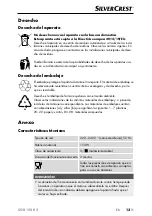 Preview for 16 page of Silvercrest 311001 Operating Instructions Manual