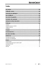 Предварительный просмотр 40 страницы Silvercrest 311001 Operating Instructions Manual