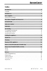 Preview for 4 page of Silvercrest 311089 Operating Instructions Manual