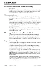 Preview for 17 page of Silvercrest 311089 Operating Instructions Manual