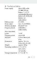 Предварительный просмотр 11 страницы Silvercrest 311609 1904 Operation And Safety Notes