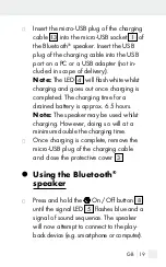 Предварительный просмотр 19 страницы Silvercrest 311609 1904 Operation And Safety Notes