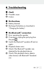 Предварительный просмотр 27 страницы Silvercrest 311609 1904 Operation And Safety Notes