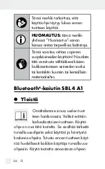 Предварительный просмотр 36 страницы Silvercrest 311609 1904 Operation And Safety Notes