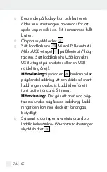 Предварительный просмотр 76 страницы Silvercrest 311609 1904 Operation And Safety Notes