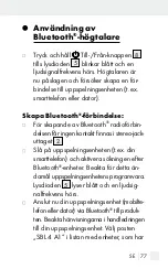 Предварительный просмотр 77 страницы Silvercrest 311609 1904 Operation And Safety Notes