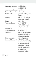 Предварительный просмотр 98 страницы Silvercrest 311609 1904 Operation And Safety Notes