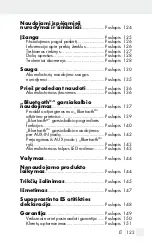 Предварительный просмотр 123 страницы Silvercrest 311609 1904 Operation And Safety Notes