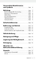 Preview for 5 page of Silvercrest 311667 1904 Operation And Safety Notes