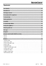 Preview for 14 page of Silvercrest 311790 Operating Instructions Manual