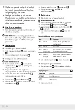 Preview for 17 page of Silvercrest 312087 Assembly, Operating And Safety Instructions