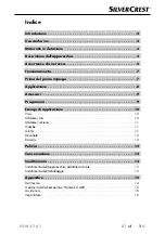 Preview for 4 page of Silvercrest 313165 Operating Instructions And Safety Instructions