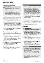 Preview for 49 page of Silvercrest 315059 Operating Instructions Manual