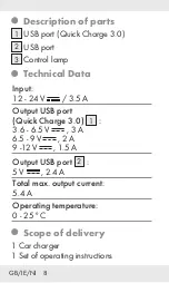 Предварительный просмотр 8 страницы Silvercrest 315498 Operation And Safety Notes