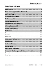 Предварительный просмотр 4 страницы Silvercrest 315523 Operating Instructions Manual