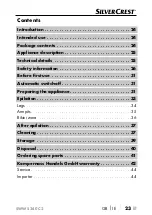 Предварительный просмотр 26 страницы Silvercrest 315523 Operating Instructions Manual