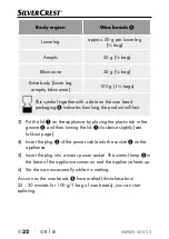 Предварительный просмотр 35 страницы Silvercrest 315523 Operating Instructions Manual