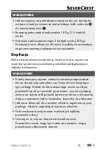 Предварительный просмотр 102 страницы Silvercrest 315523 Operating Instructions Manual