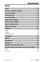 Предварительный просмотр 114 страницы Silvercrest 315523 Operating Instructions Manual