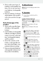 Предварительный просмотр 9 страницы Silvercrest 316055 1904 Operation And Safety Notes