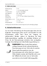 Предварительный просмотр 6 страницы Silvercrest 316483 1810 Operating Instructions And Safety Instructions