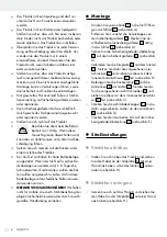 Preview for 6 page of Silvercrest 321164 Assembly, Operating And Safety Instructions