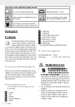 Preview for 16 page of Silvercrest 321164 Assembly, Operating And Safety Instructions