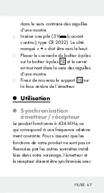 Preview for 67 page of Silvercrest 321204 1901 Assembly, Operating And Safety Instructions